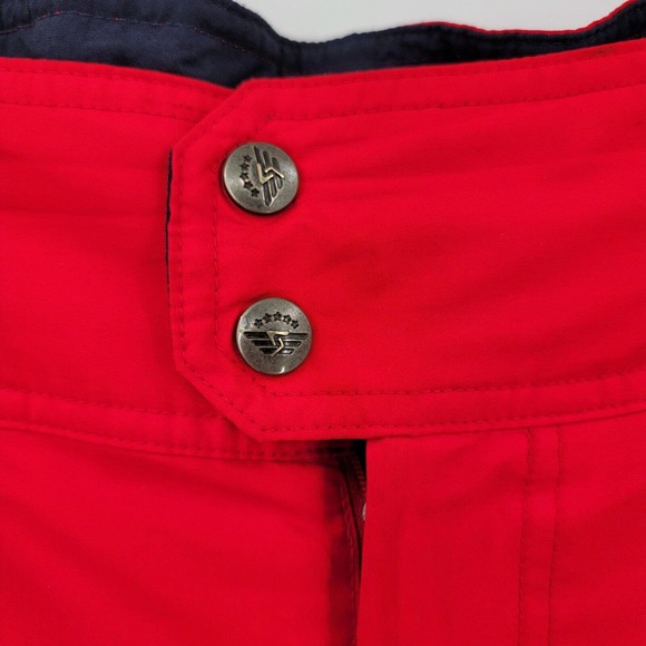 SCHOFFEL Sports Power Men's Size 42 GORE-TEX Ski Pants Trousers Red High Waist - Picture 4 of 16